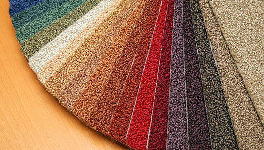 Carpet and rug at simple floor covering